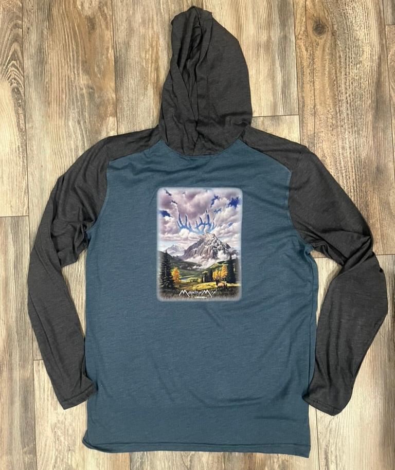 Meadow Elk Hooded Pullover - Storm Grey