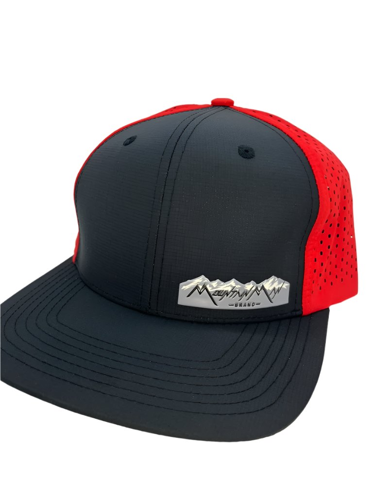 Mountain Range Flat-Bill Snapback Hat