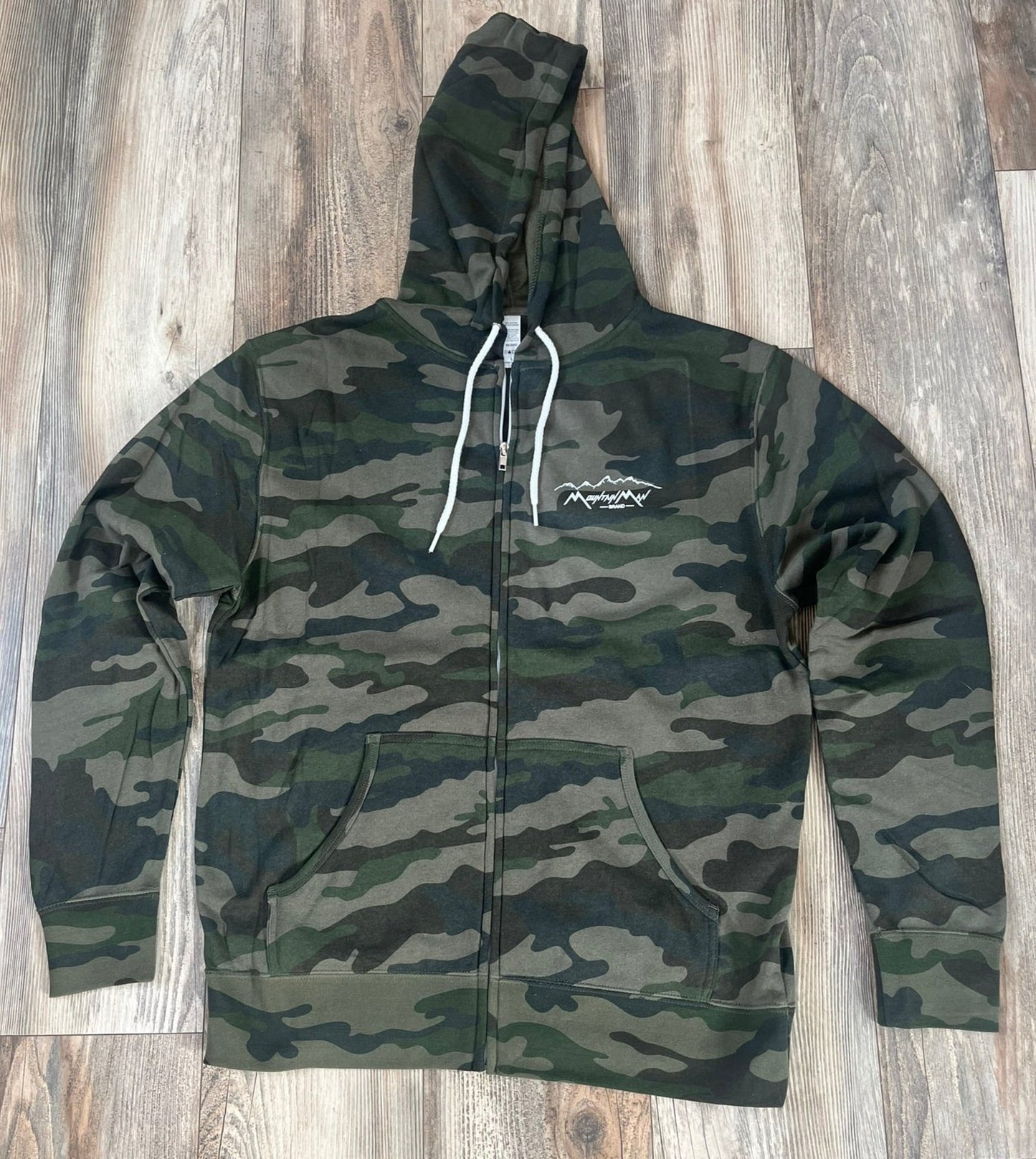 Zipped Forest Camo Hoodie – Rugged Style Meets Comfort