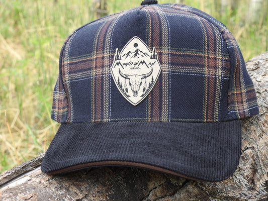 Bent Bill-Plaid Snapback