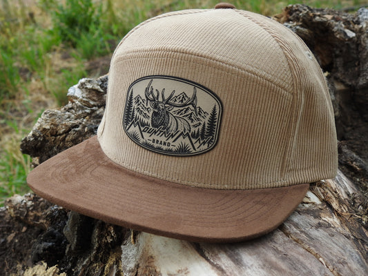Flat Bill-Corduroy Suede Camper