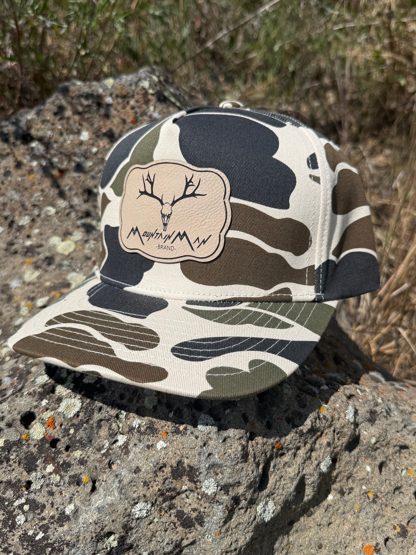 Bent Bill-Old School Camo Snapback