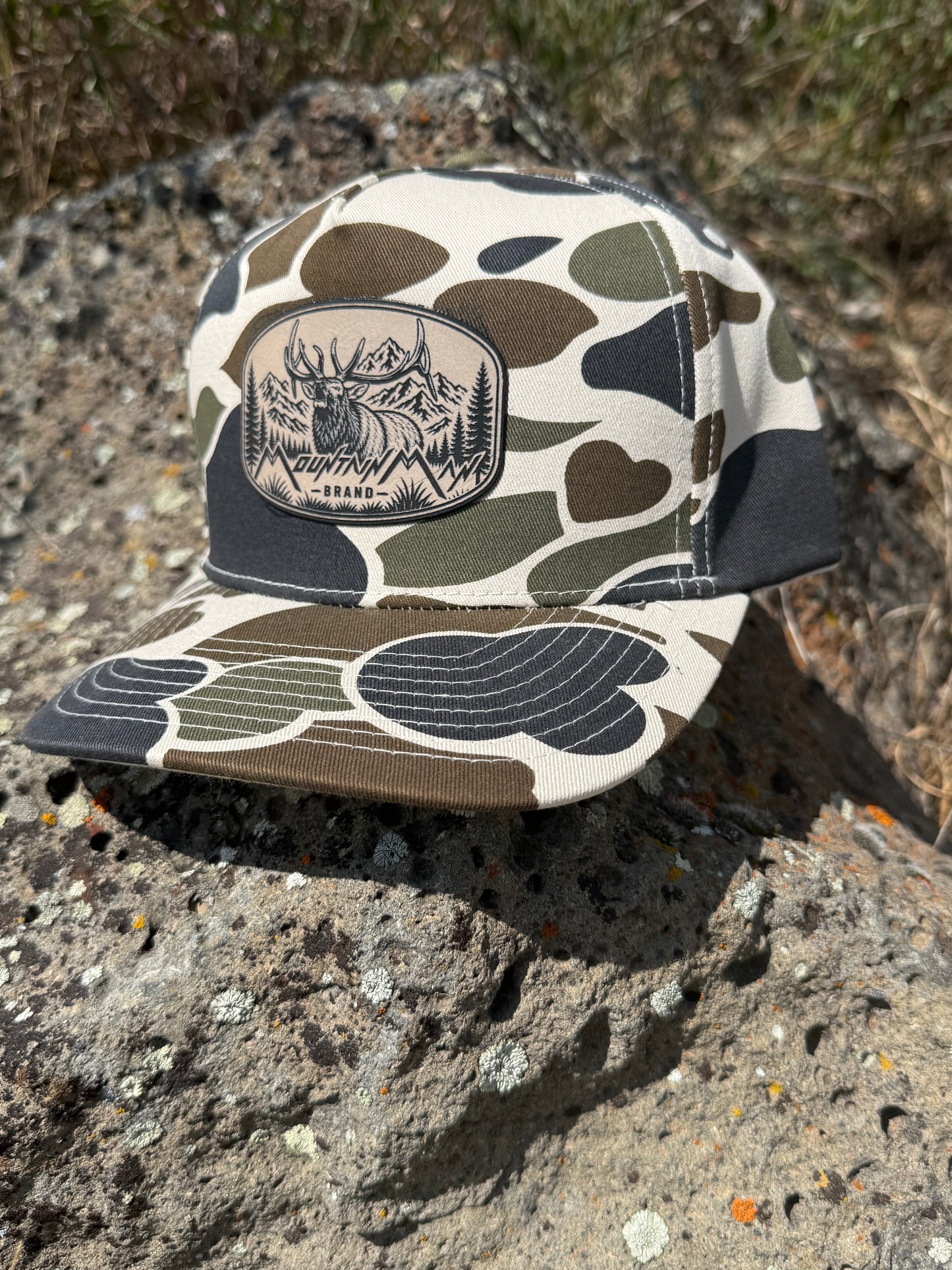 Bent BIll-Old School Camo Snapback