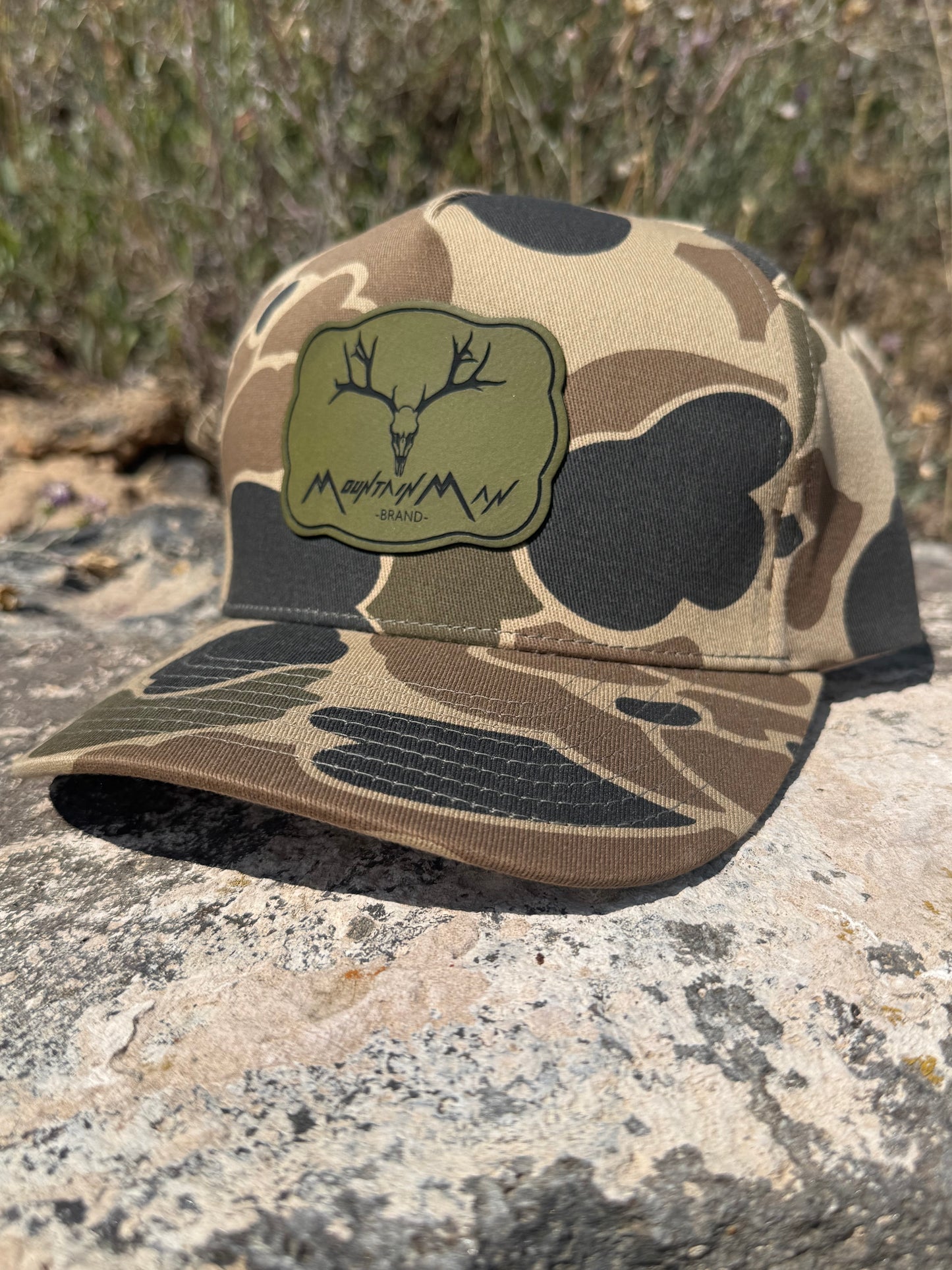Bent Bill-Old School Camo Snapback