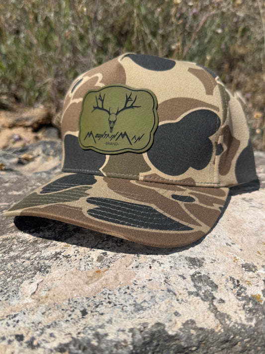 Bent Bill-Old School Camo Snapback